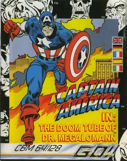 Captain America in the Doom Tube of Dr. Megalomann