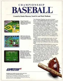 Championship Baseball - Dos