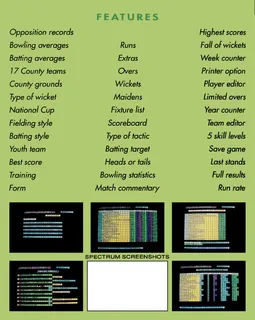 County Cricket - Dos