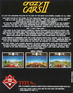 Crazy Cars II - Dos