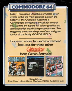 Daley Thompson's Decathlon - Dos
