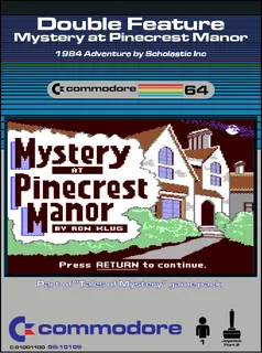 Double Feature - Mystery at Pinecrest Manor