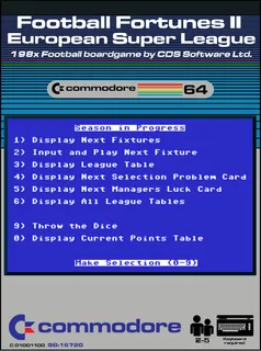 Football Fortunes II : European Super League
