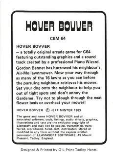 Hover Bovver - Dos