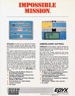 Impossible Mission - Dos