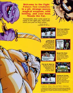 Mondu's Fight Palace - Dos