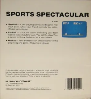 Sports Spectacular - Dos