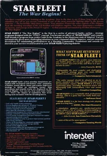 Star Fleet I : The War Begins! dos