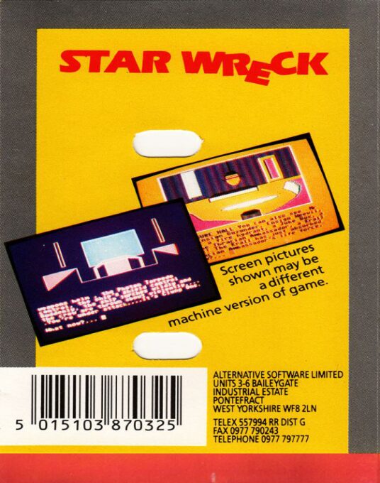 Jaquette arrière