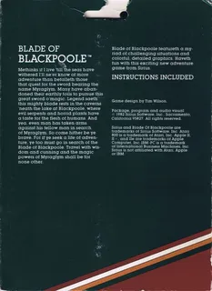 The Blade of Blackpool - Dos