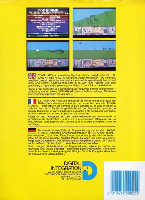 Jaquette arrière