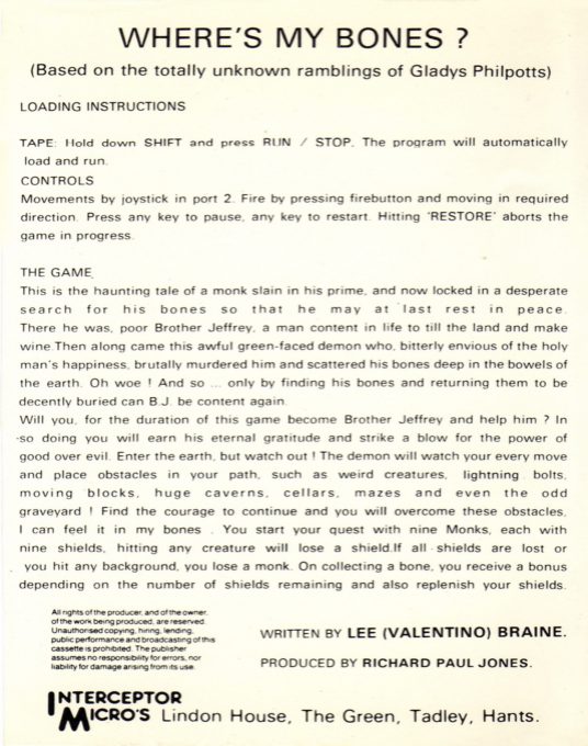 Jaquette arrière