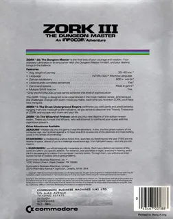 Zork III : The Dungeon Master - Dos