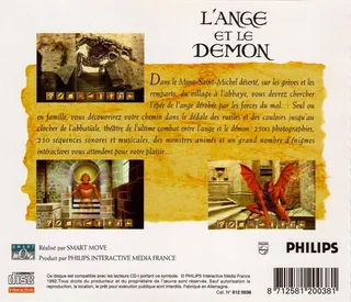 L'Ange et le Démon - Dos