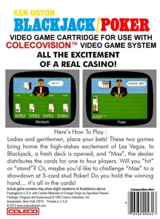 Ken Uston Blackjack-Poker - Dos