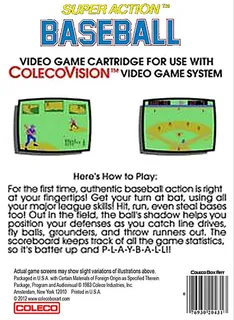 Super Action Baseball - Dos