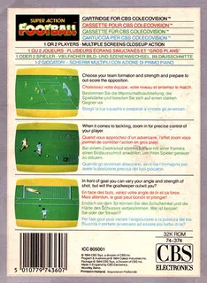 Super Action Football - Dos