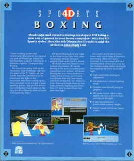4d Boxing Deluxe - Dos