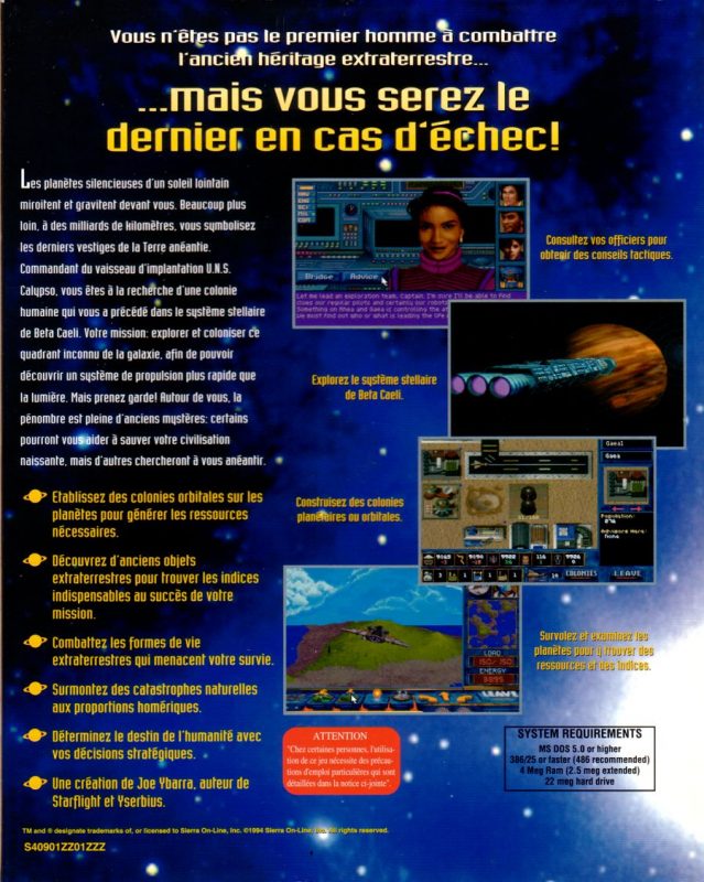 Jaquette arrière
