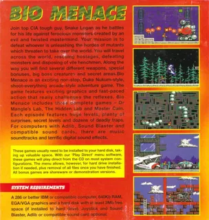 Bio Menace 1 Dr Mangles Lab - Dos