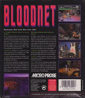 Bloodnet A Cyberpunk Gothic - Dos