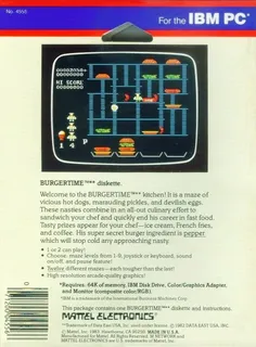 BurgerTime - Dos