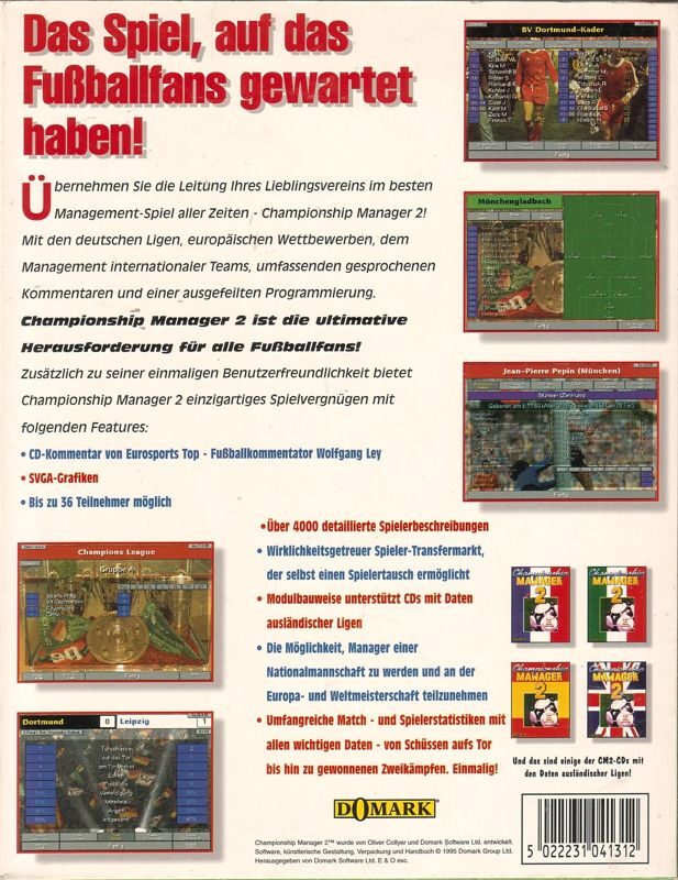 Championship Manager 2 - Dos