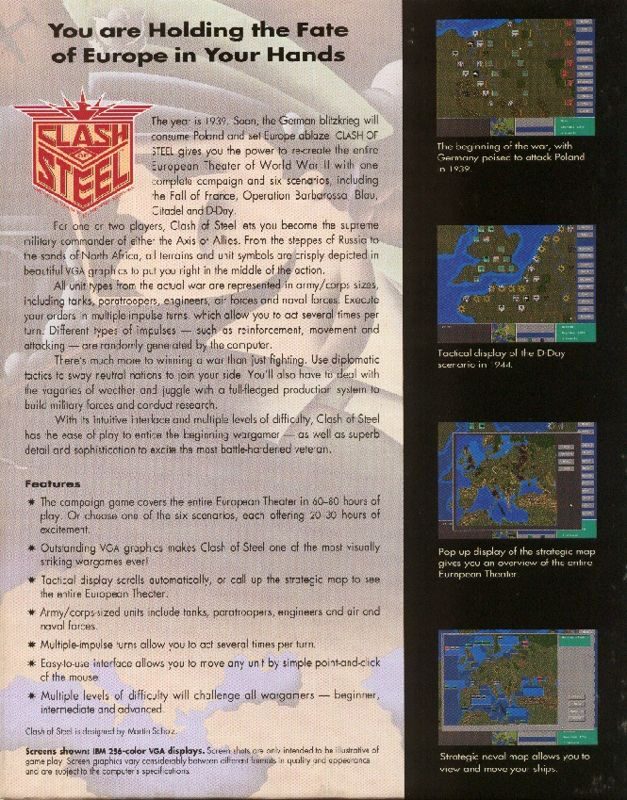 Clash of Steel - Dos
