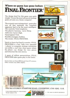 Final Frontier - Dos