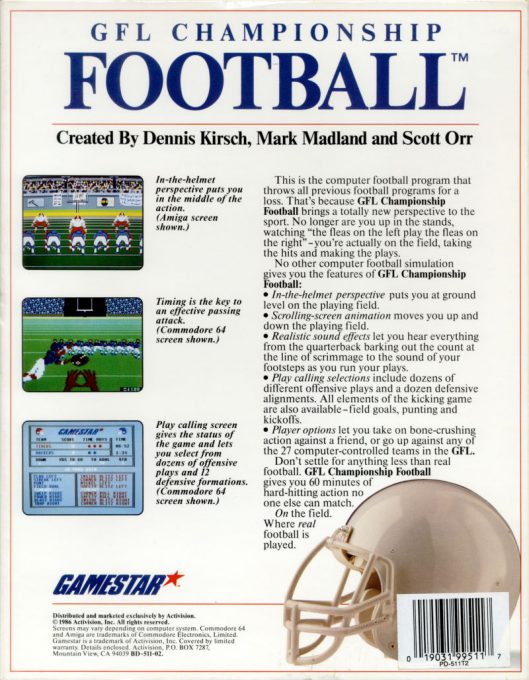 GFL Championship Football dos