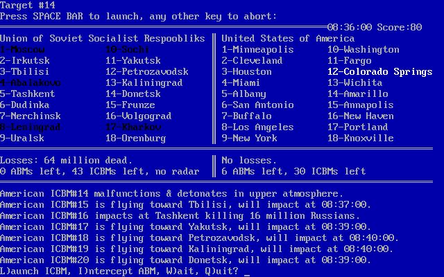 Global Thermonuclear War