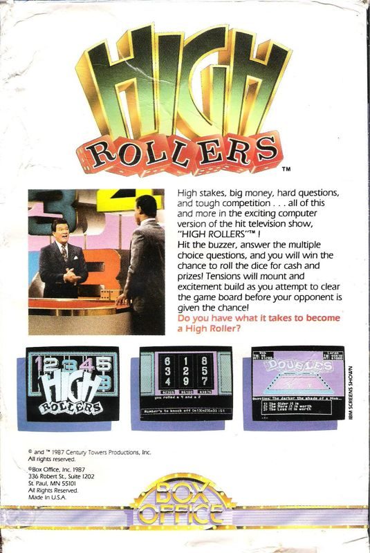 Highroller (1985) dos