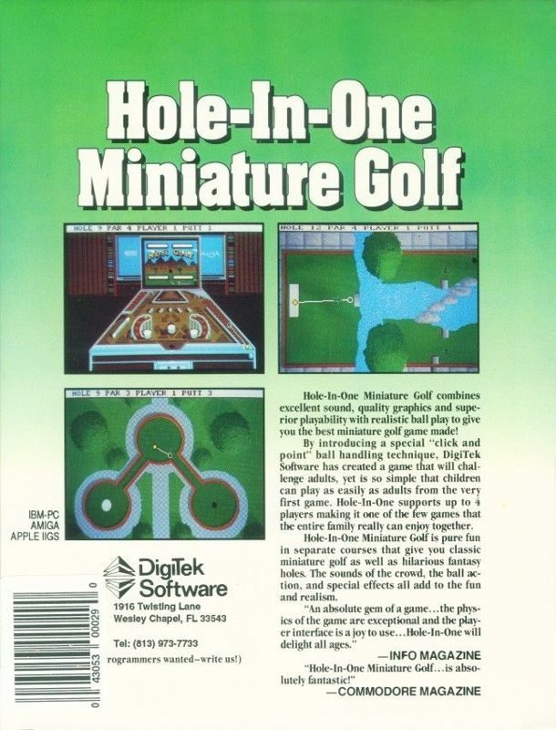 Hole-In-One Miniature Golf dos