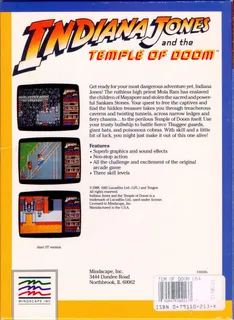 Indiana Jones and the Temple of Doom - Dos