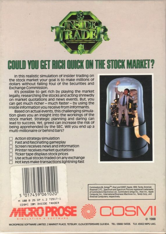 Inside Trader : The Authentic Stock Trading Game dos