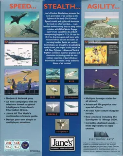 Janes Combat Simulations Atf Advanced Tactical Fighters - Dos