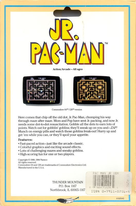 Jr. Pac-Man dos