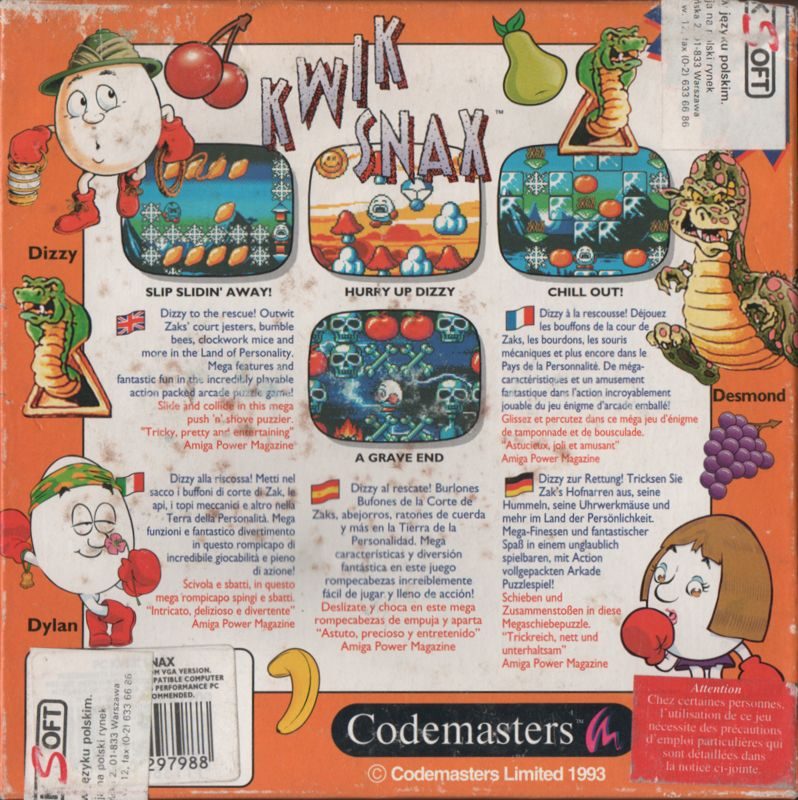 Kwiksnax Dizzy - Dos