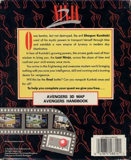 Last Ninja 2 - Back with a Vengeance - Dos