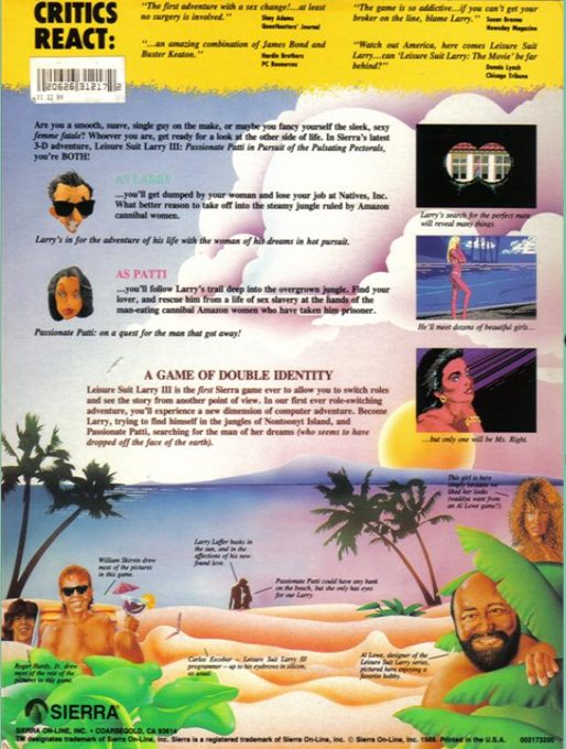 Leisure Suit Larry 3 - Dos