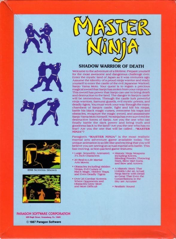 Master Ninja : Shadow Warrior of Death dos