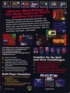 Micro Machines 2 - Turbo Tournament - Dos