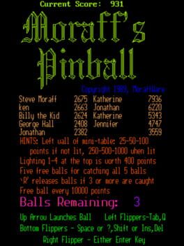 Moraff's Pinball