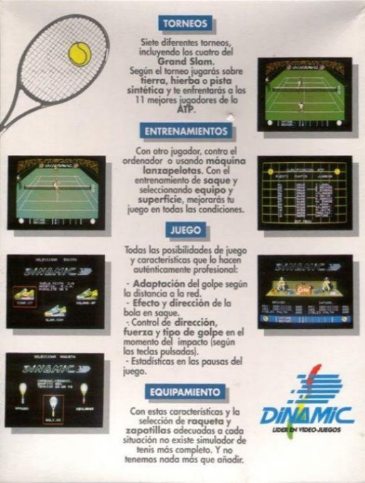 Professional Tennis Simulator dos