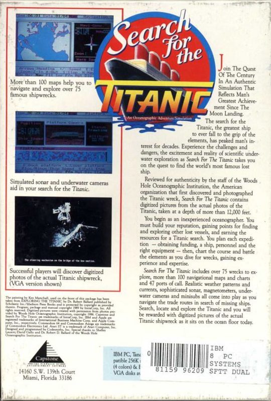 Search for the Titanic dos