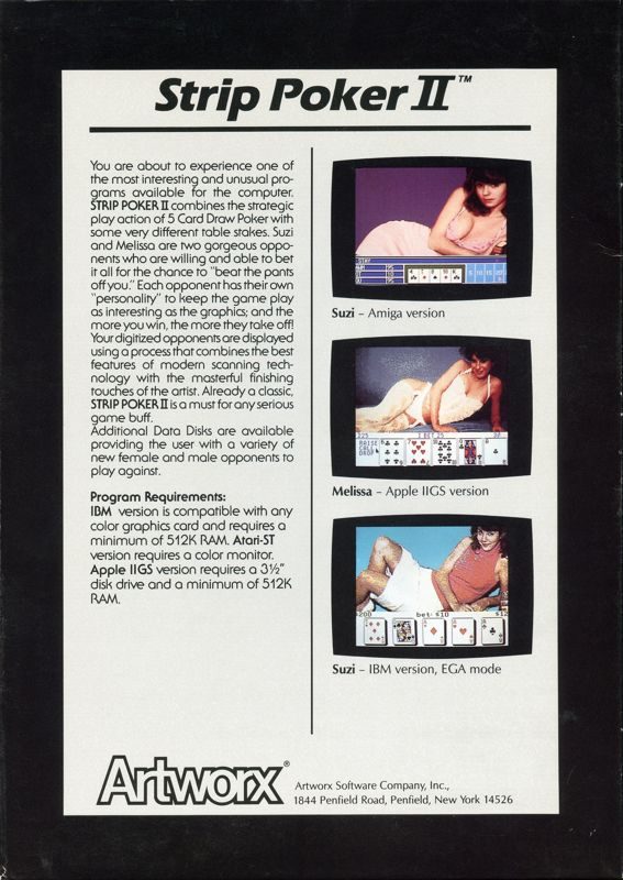 Strip Poker II dos