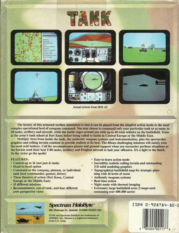 Tank : M1A1 Abrams Battle Simulation dos
