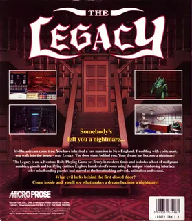 The Legacy : Realm of Terror - Dos