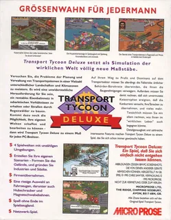 Transport Tycoon Deluxe - Dos