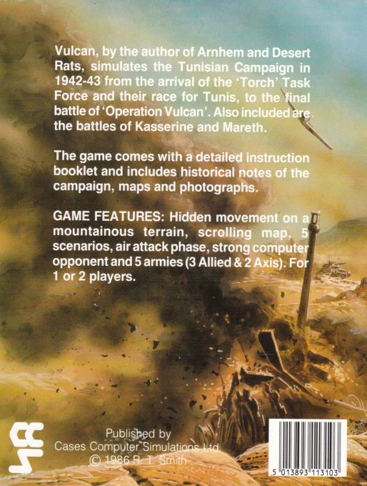 Vulcan - The Tunisian Campaign dos